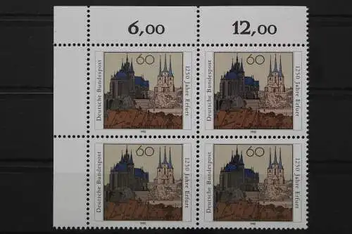 Deutschland, MiNr. 1611, 4er Block, Ecke links oben, postfrisch - 645639