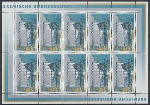 Deutschland (BRD), MiNr. 2040 Kleinbogen, postfrisch - 609779