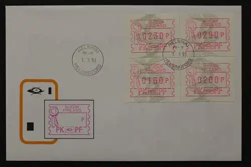 Finnland, Automaten, MiNr. 17, EST vom 1.3.93, FDC - 647582