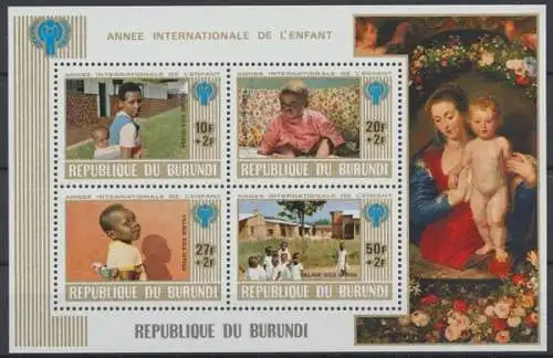 Burundi, MiNr. Block 109 A, postfrisch - 694809