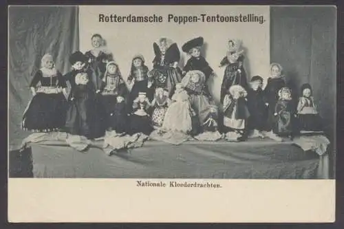 Rotterdam, Rotterdamsche Poppen-Tentoonstelling, nationale Kleederdrachten - 403631