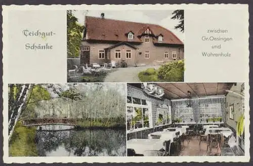 Oesingen (Groß) - Wahrenholz, Teichgut - Schänke - 404254