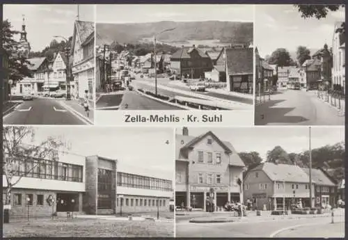 Zella - Mehlis, Kreis Suhl, Kirchstraße, Dr. Wilhelm Külz Platz usw. - 404171