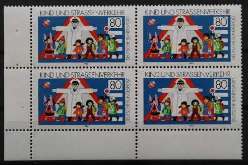 Deutschland, MiNr. 1181, 4er Block, Ecke links unten, postfrisch - 646231