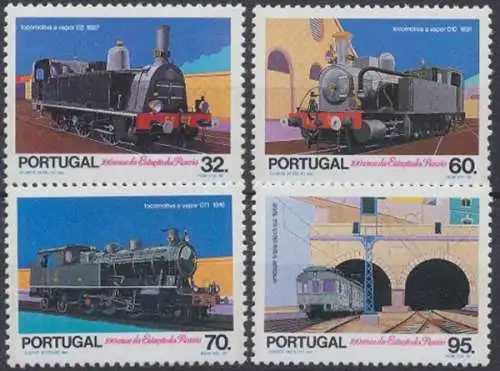 Portugal, Eisenbahn, MiNr. 1842-1845, postfrisch - 693601