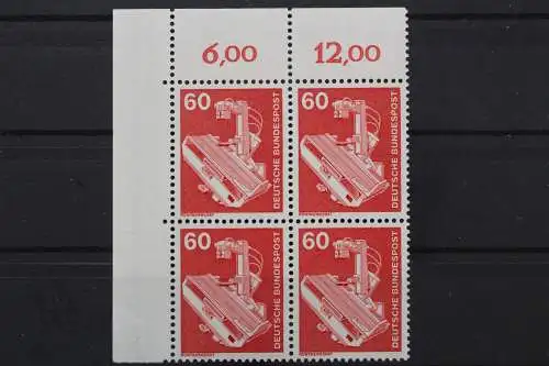 Deutschland, MiNr. 990, 4er Block, Ecke links oben, postfrisch - 646266