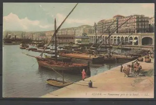 Algier - Alger, Panorama pris de la Sante - 413424