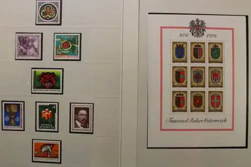 Österreich 1966-1978, postfrische Sammlung auf SAFE dual Blättern - 704313