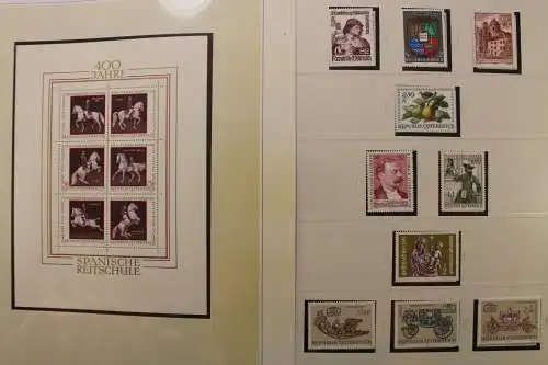 Österreich 1966-1978, postfrische Sammlung auf SAFE dual Blättern - 704313