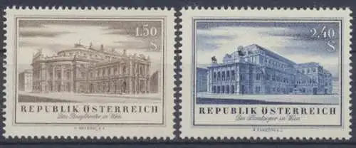 Österreich, MiNr. 1020-1021, postfrisch - 690934