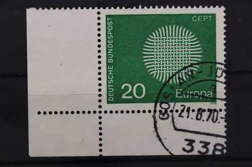 Deutschland (BRD), MiNr. 620, Ecke links unten, gestempelt - 646659