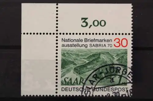 Deutschland (BRD), MiNr. 619, Ecke links oben, gestempelt - 646661