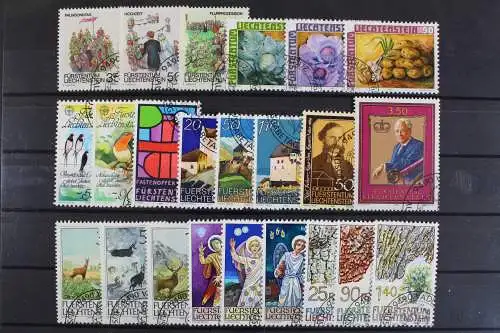 Liechtenstein, MiNr. 893-915, Jahrgang 1986, gestempelt - 621451