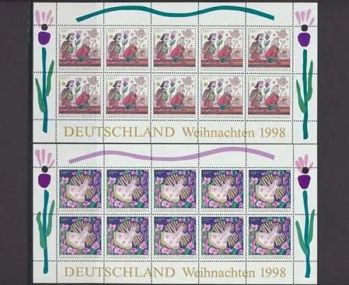 Deutschland (BRD), MiNr. 2023-2024 Kleinbogen, postfrisch - 609768