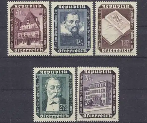 Österreich, MiNr. 989-993, postfrisch - 692409