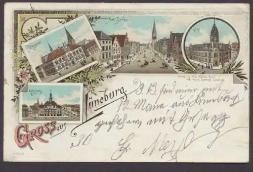 Lüneburg, Museum, Am Sande, Post, Rathaus - 413495