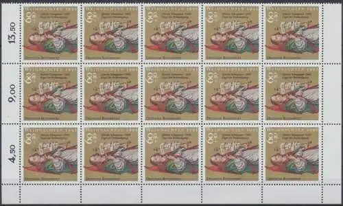 Deutschland (BRD), Michel Nr. 1578, 15er Bogenteil, postfrisch - 74395