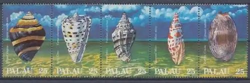 Palau, Fische / Meerestiere, MiNr. 230-234 Zd, postfrisch - 693393