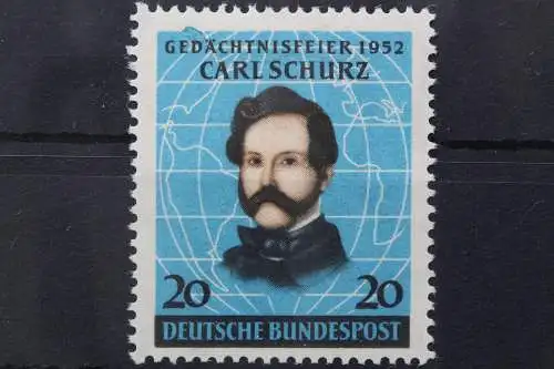 Deutschland (BRD), MiNr. 155, Farbfleck, postfrisch - 647299