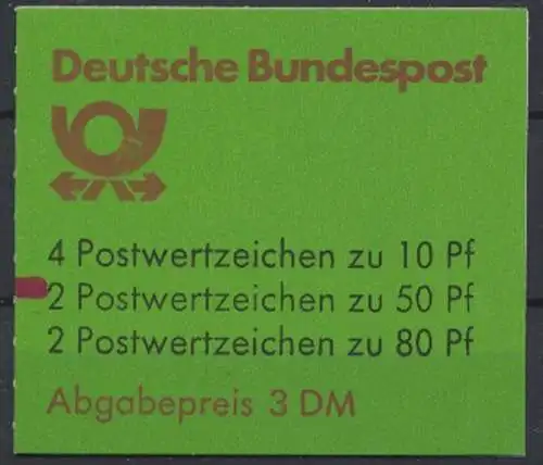 Deutschland (BRD), Michel Nr. MH 24 h mZ, postfrisch - 600163