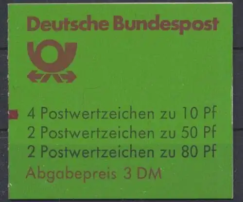 Deutschland (BRD), Michel Nr. MH 24 i K2 mZ, postfrisch - 600147