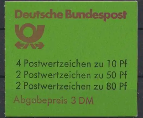 Deutschland (BRD), Michel Nr. MH 24 e K2, postfrisch - 600157