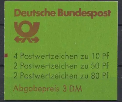 Deutschland (BRD), Michel Nr. MH 24 i K2 mZ, postfrisch - 600167