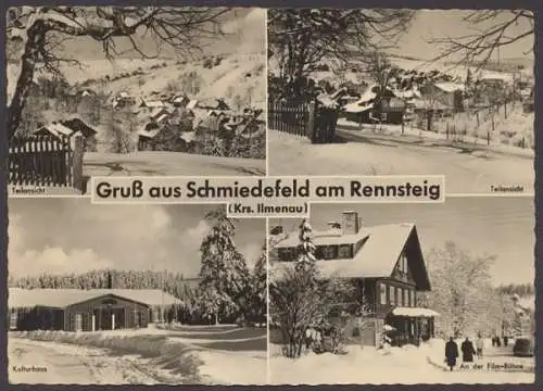 Schmiedefeld Krs ILmenau, Teilansicht, Kulturhaus, an der Filmbühne - 410583