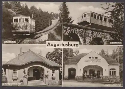 Augustusburg, Drahtseilbahn, Station Augustusburg und Erdmannsdorf - 410671