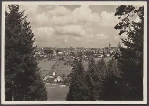 Freudenstadt, Schwarzwald, Ortsansicht des Höhenluftkurortes - 404427