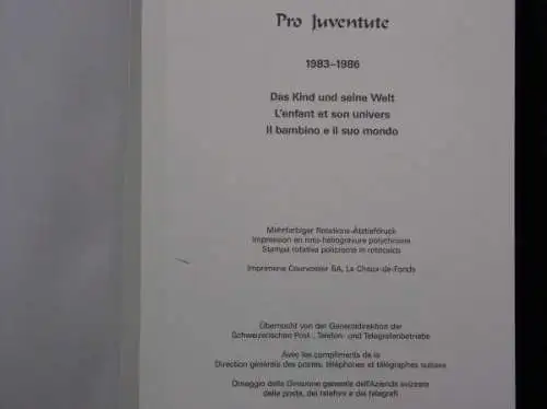 Schweiz, Projuventute 1983-1986 - 79127