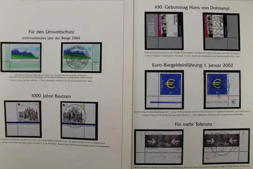 Deutschland, 2231-2302, Jahrgang 2002, Eckrandmarken komplett - 704559