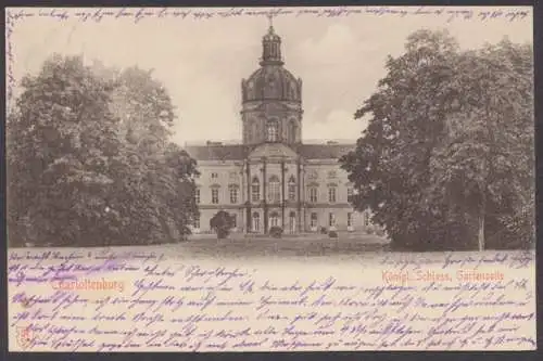 Berlin - Charlottenburg, Königl. Schloss, Gartenseite - 410960