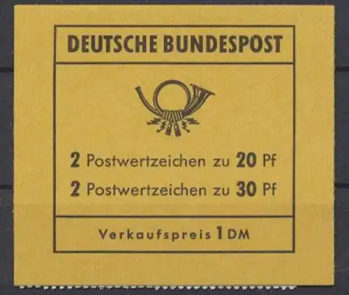 Deutschland (BRD), MiNr. MH 14 a, postfrisch - 600191