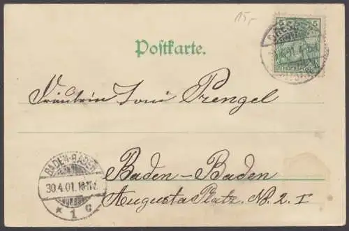 Dresden, Deutsche Bausstellung 1900, landwirtschaftliches Mustergehöft - 410991