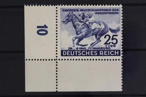 Deutsches Reich, MiNr. 814, Ecke li. unten, postfrisch - 625164