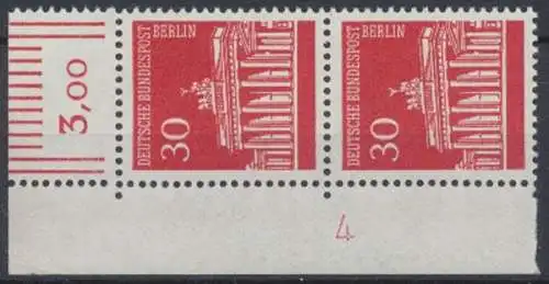 Berlin, Michel Nr.288 DZ, postfrisch / MNH - 600879