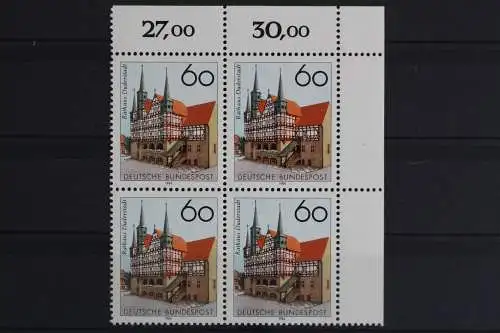 Deutschland (BRD), MiNr. 1222, 4er Block, Ecke re. oben, postfrisch - 625247