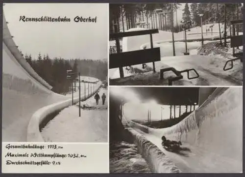 Oberhof, Rennschlittenbahn - 410539