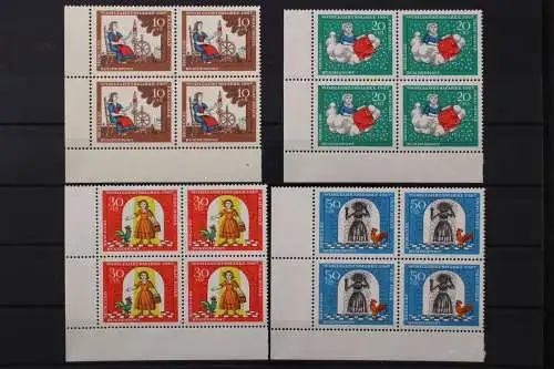 Deutschland, MiNr. 538-541, 4er Block, Ecke li. unten, postfrisch - 649739