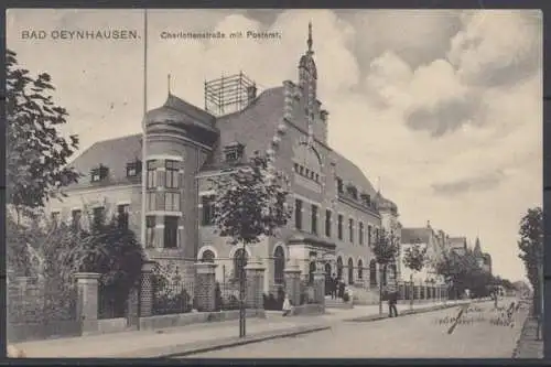 Bad Oeynhausen, Charlottenstraße mit Postamt - 411301