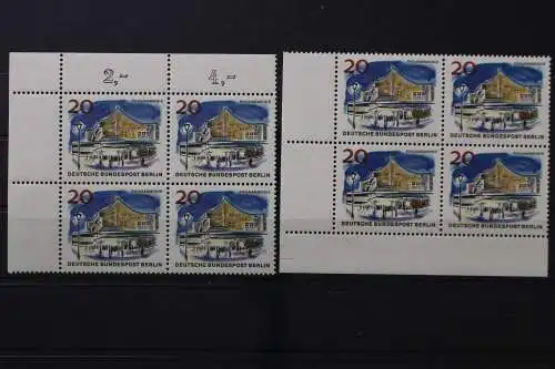 Berlin, MiNr. 256, Eckrandvierer, li. oben u. unten, postfrisch - 649947