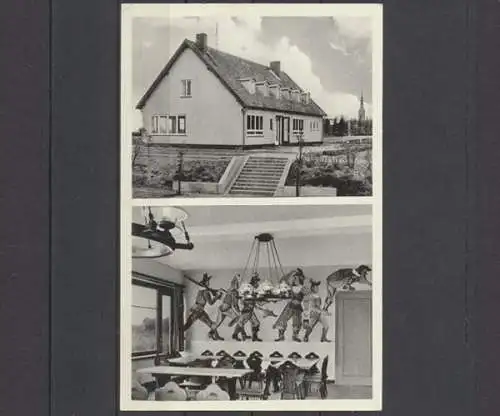 Nienburg a. d. Weser, Naturfreunde-Haus, Motive in Freskenmalerei aus der Geschichte der Stadt - 411348