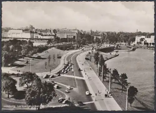 Hamburg, Lombardbrücken und Binnenalster - 411574