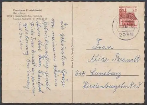 Hamburg - Friedrichsruh, Forsthaus Friedrichsruh Bes. Harry Bayer - 411571