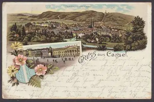 Cassel, Panoramaansicht, Friedrichsplatz - 411048