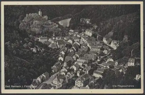 Bad Berneck i. Fichtelgeb., orig. - Fliegeraufnahme, Ortsansicht - 411190