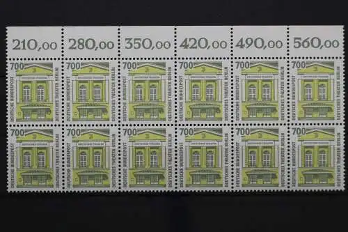 Deutschland (BRD), MiNr. 1691, 12er Block, Oberrand, postfrisch - 652496