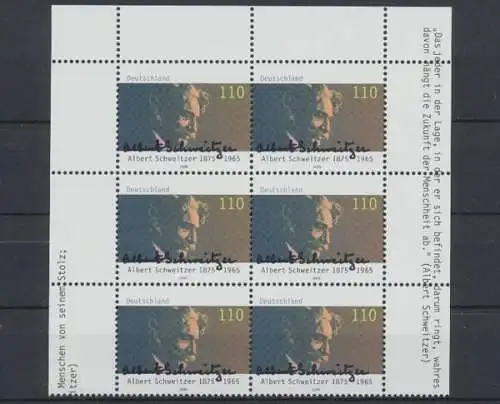 Deutschland (BRD), Michel Nr. 2090 (6), postfrisch / MNH - 601867