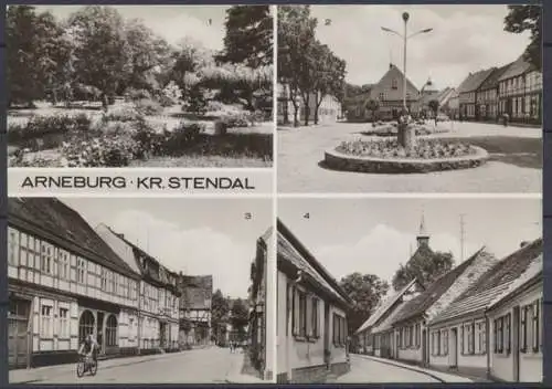 Arneburg Krs. Stendal, Burgpark, Karl-Marx-, Tangermünder- und Burgstraße - 411539